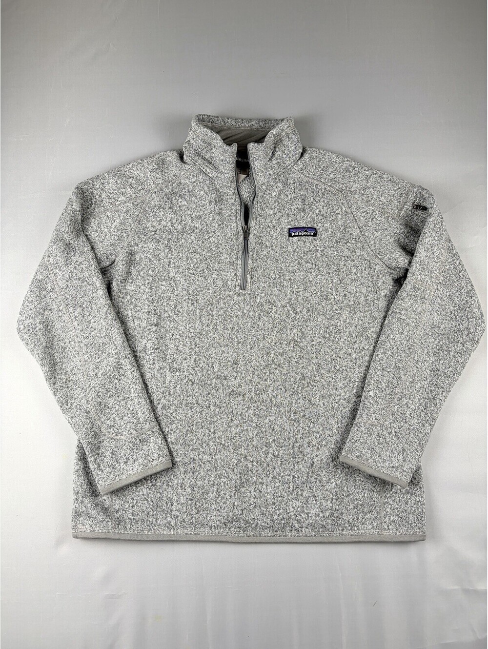 Patagonia Women’s 1/4 Zip Better Sweater Fleece Gray Size XL Pullover Jacket